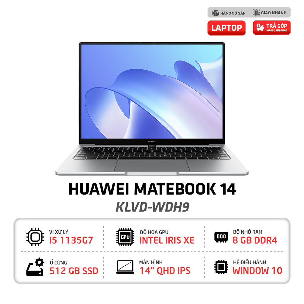 Laptop HUAWEI MATEBOOK 14 KLVD-WDH9 | Chính hãng- Giá rẻ ...