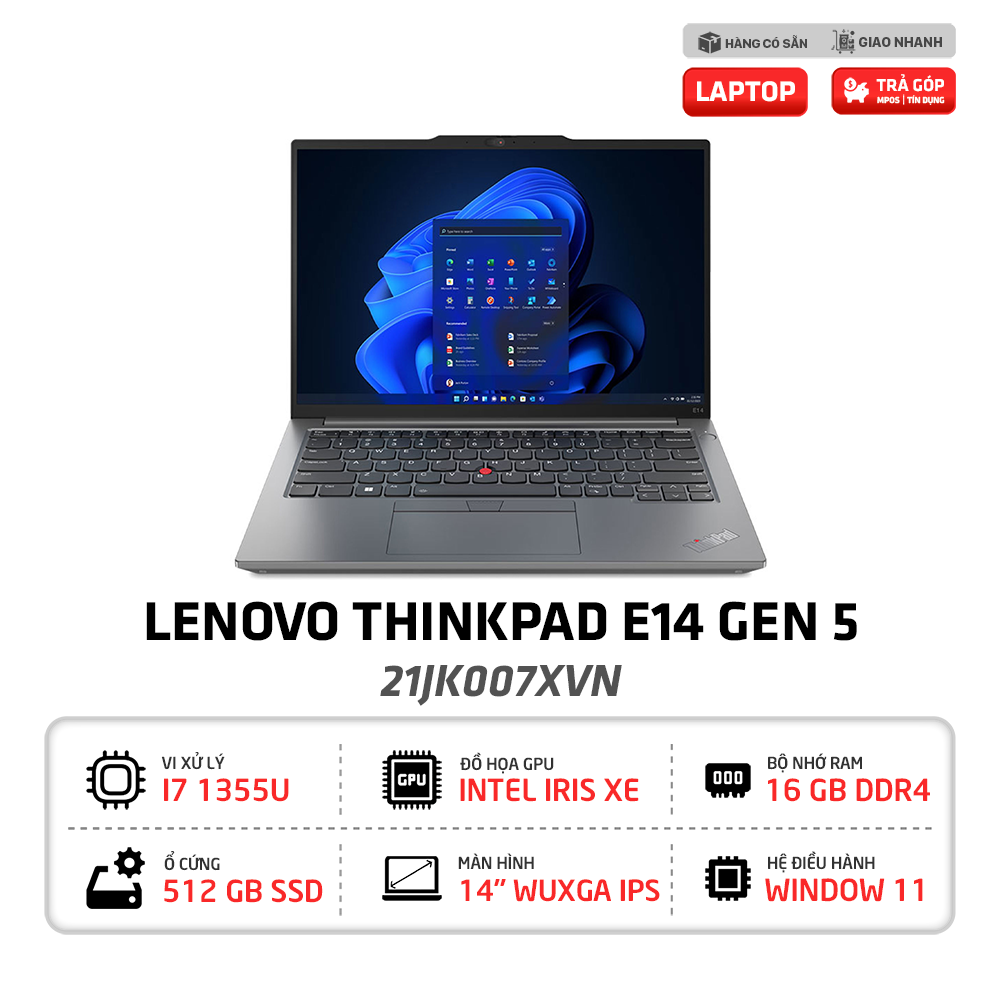 Laptop Lenovo Thinkpad E14 Gen 5 21JK007XVN