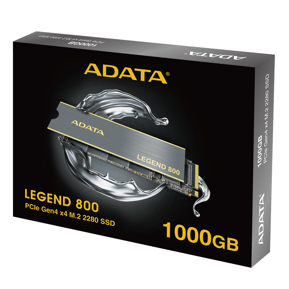 Ổ cứng SSD Adata Legend 800 PCIe Gen4 x4 M.2 2280 Solid State Drive 1TB (ALEG-800-1000GCS)