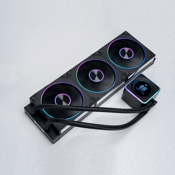  Tản nhiệt nước Leopard AstroBeat 360 Black | ARGB Display, Đen 