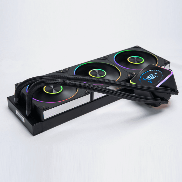  Tản nhiệt nước Leopard AstroBeat 360 Black | ARGB Display, Đen 