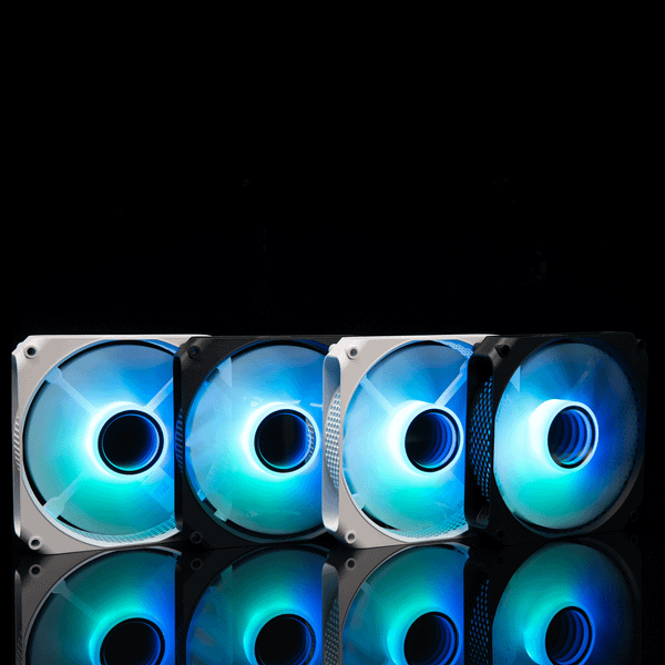  Quạt tản nhiệt PC Leopard F6 | Fan lẻ 120mm, RGB, Trắng 