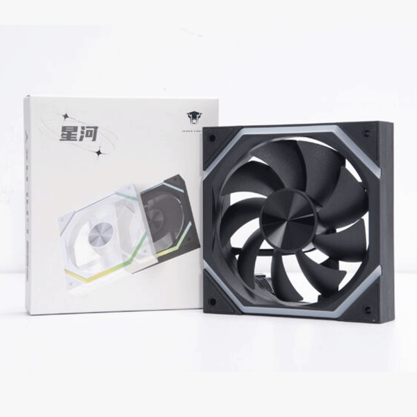  Quạt tản nhiệt PC Leopard Galaxy | Fan lẻ 120mm, ARGB, Gió ngược, Đen 