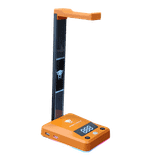  Nút nguồn Leopard kèm giá treo tai nghe RGB - Cam 