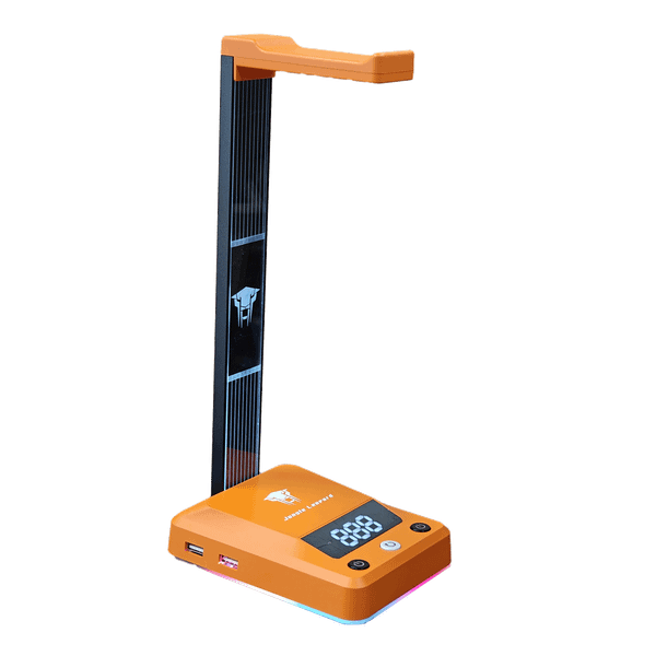  Nút nguồn Leopard kèm giá treo tai nghe RGB - Cam 