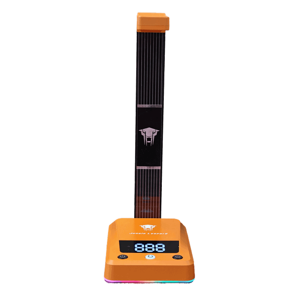  Nút nguồn Leopard kèm giá treo tai nghe RGB - Cam 