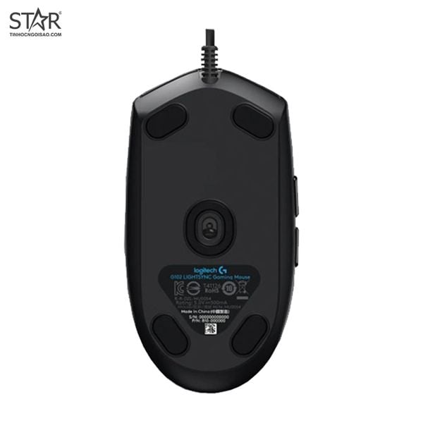  Chuột gaming Logitech G102 Gen II Lightsync | Có dây, 8000 DPI, 85g, RGB, Đen 