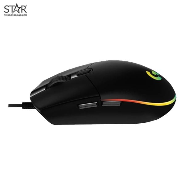  Chuột gaming Logitech G102 Gen II Lightsync | Có dây, 8000 DPI, 85g, RGB, Đen 