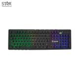  Bàn Phím Giả Cơ Lightning AD7700 Gaming Led Rainbow (Đen) 