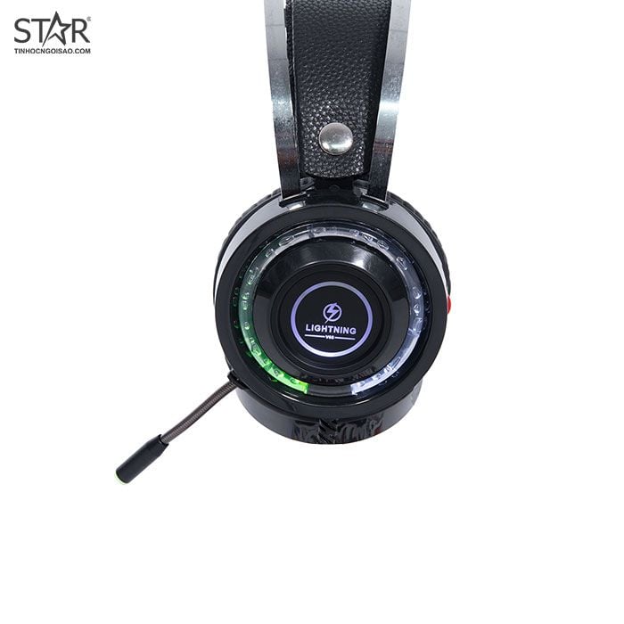 Tai nghe Lightning Super V6S Gaming Led (Đen)