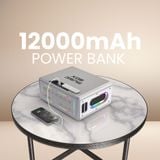  Loa Bluetooth HiFuture MusicBox - Silver | Output 100w, RGB, Kèm 2 mic 