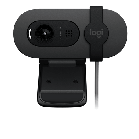 Webcam Logitech Brio 100 Đen Full HD (960-001587)