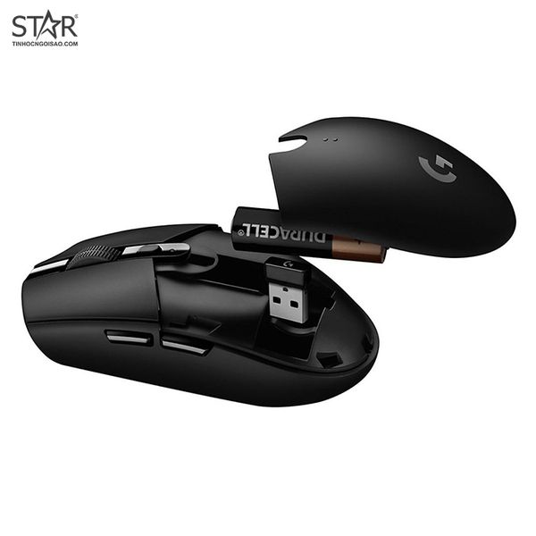  Chuột gaming Logitech G304 Lightspeed | Wireless 2.4Ghz, 12000 DPI, 99g, Đen 