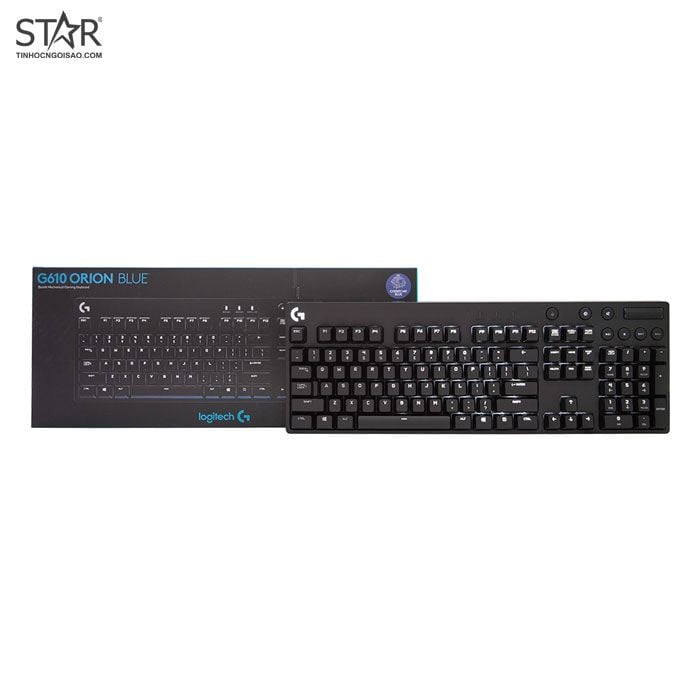 Bàn Phím Cơ Logitech G610 Orion Cherry MX Blue Switch (Đen)