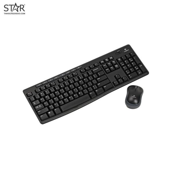  Combo phím chuột văn phòng Logitech MK200 | Có dây, Fullsize, Black 