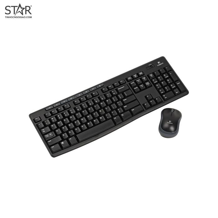 Combo Phím Chuột Logitech MK200 Chính Hãng (Đen)