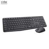  Combo Bàn phím + Chuột không dây Logitech MK235 (Xám) 