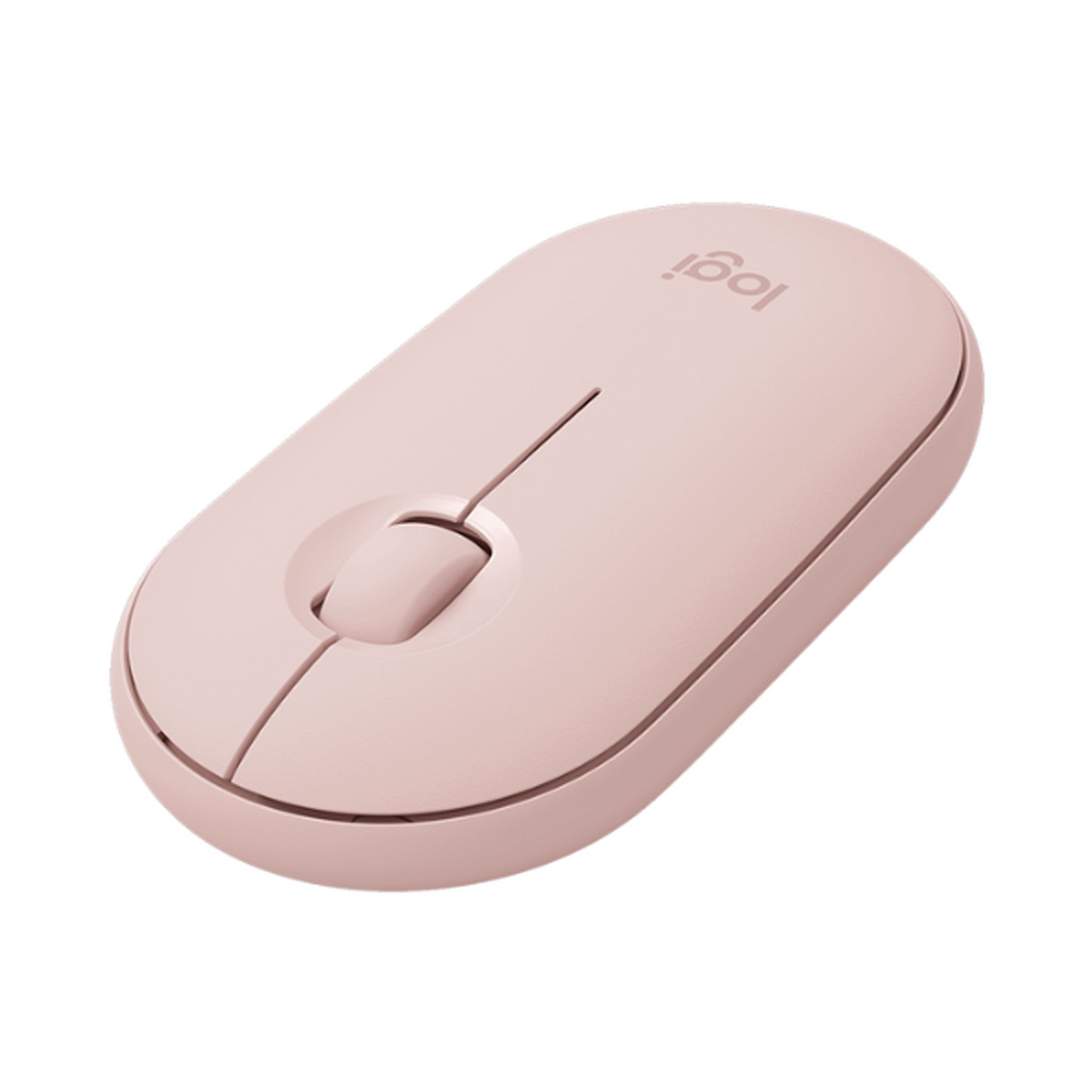 Chuột không dây Logitech Pebble M350s Wireless/Bluetooth - Hồng