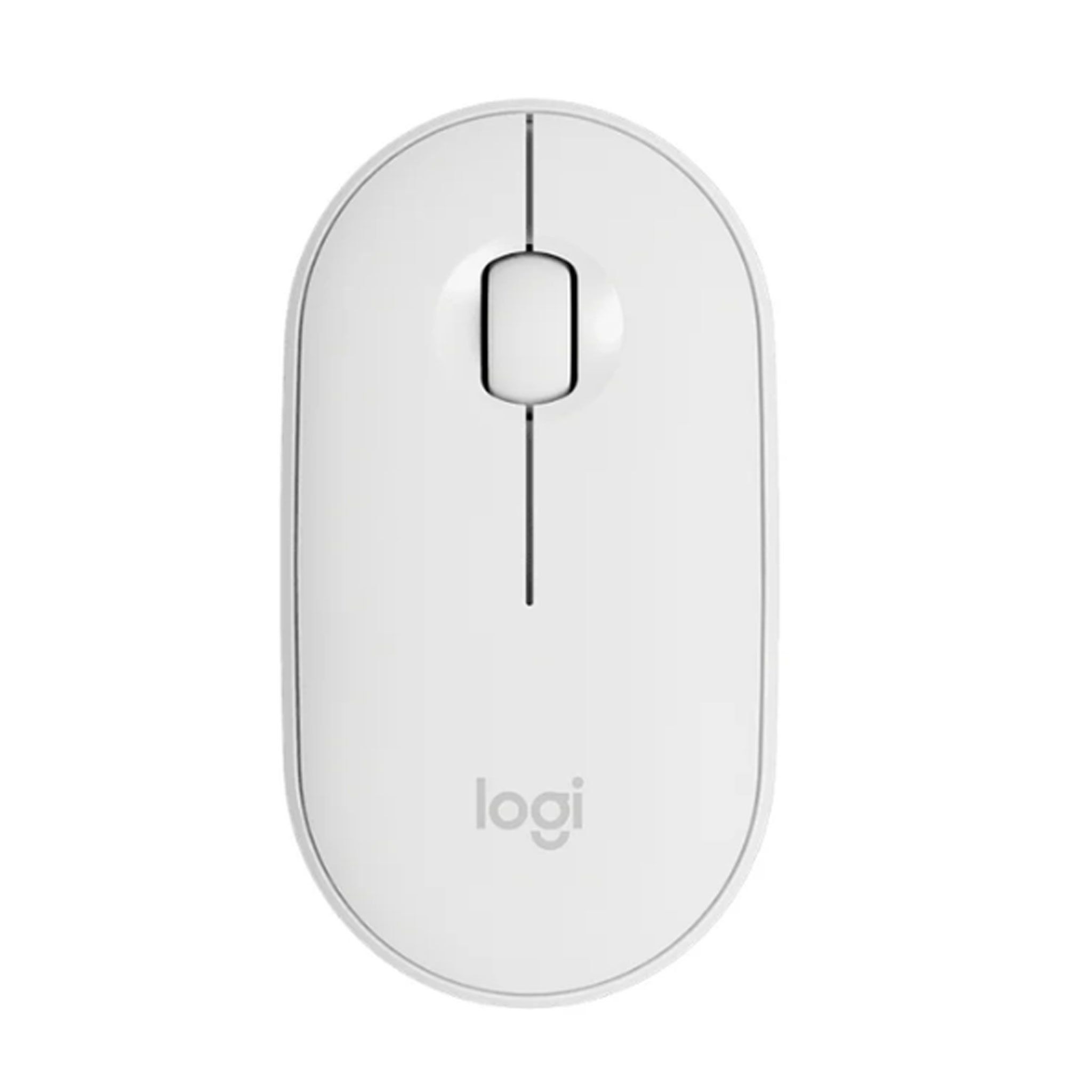 Chuột không dây Logitech Pebble M350s Wireless/Bluetooth - Trắng