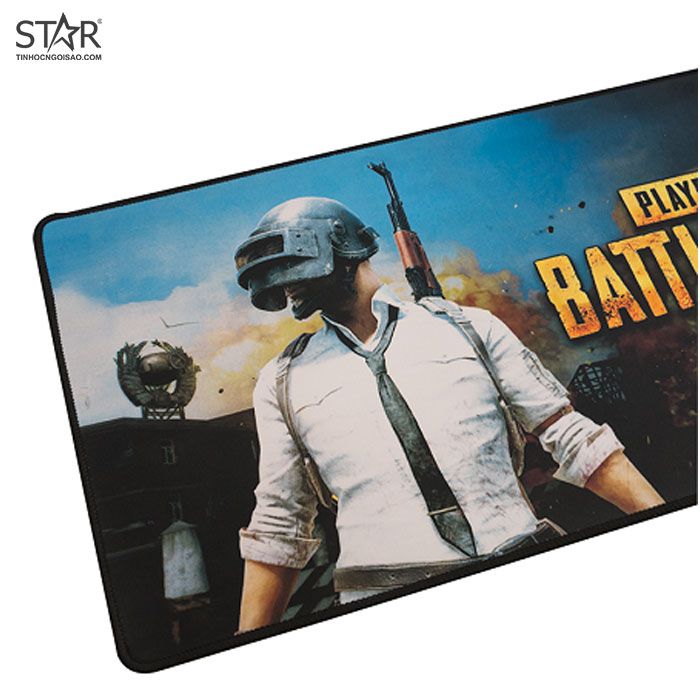 Lót chuột Gaming PUBG (300*700*3mm/ Size lớn/ Trơn/ Có viền)