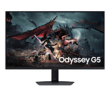  Màn hình Samsung Odyssey G5 G50D QHD LS32DG502EEXXV | 32 inch, QHD, IPS, 180Hz, 1ms, phẳng 