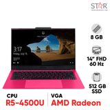  Laptop Avita Liber V14 NS14A9VNV561-CRAB R5-4500U/ AMD Graphics/ 8GB/ 512GB/ FP/ Win 10/ KBL/ 14.0 inch FHD IPS (Charming Red) 