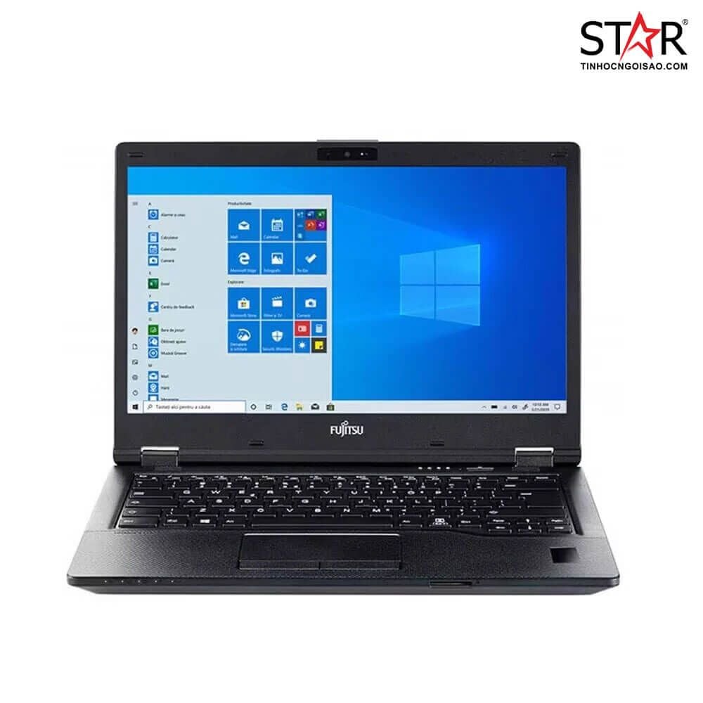 Laptop Fujitsu Lifebook E5410 Chip Intel Core i3-10110U | Ram 16GB DDR4 | 512GB SSD M2 NVMe | 14 inch HD (Black)