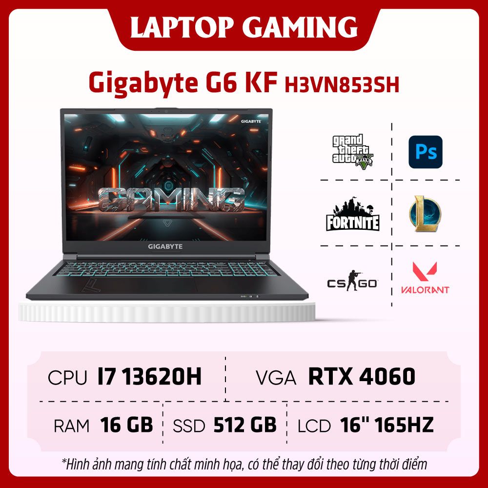 Laptop Gigabyte G6 KF H3VN853SH