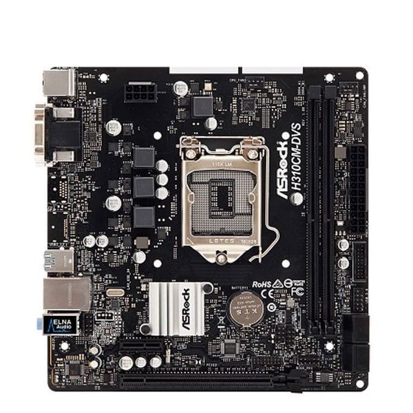  Mainboard ASRock H310CM-DVS DDR4 Cũ | LGA 1151, mATX, 2 khe RAM 