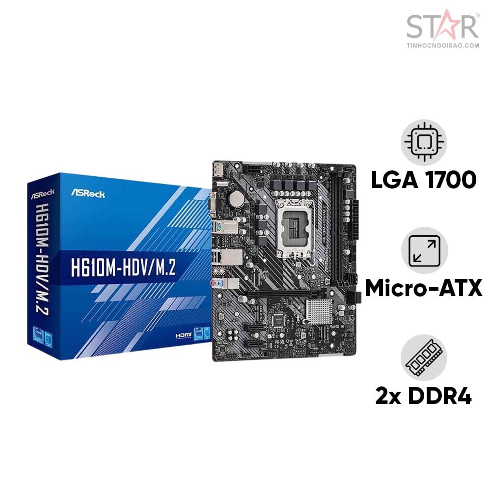 Mainboard ASRock H610M-HDV/M.2 DDR4