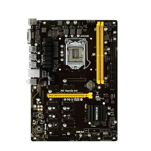  Mainboard Biostar B250 BTC PRO DDR4 Cũ | LGA 1151, ATX, 2 khe RAM 