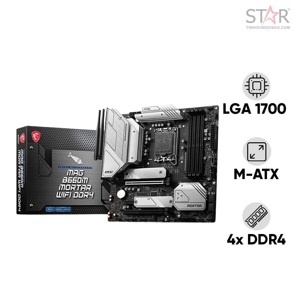 Mainboard MSI B660M MAG Mortar Wifi DDR4