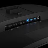  Màn hình Gaming Gigabyte M32QC | 31.5 inch, QHD, VA, 165Hz (OC 170Hz), 1ms, USB C, cong, chân công thái học 