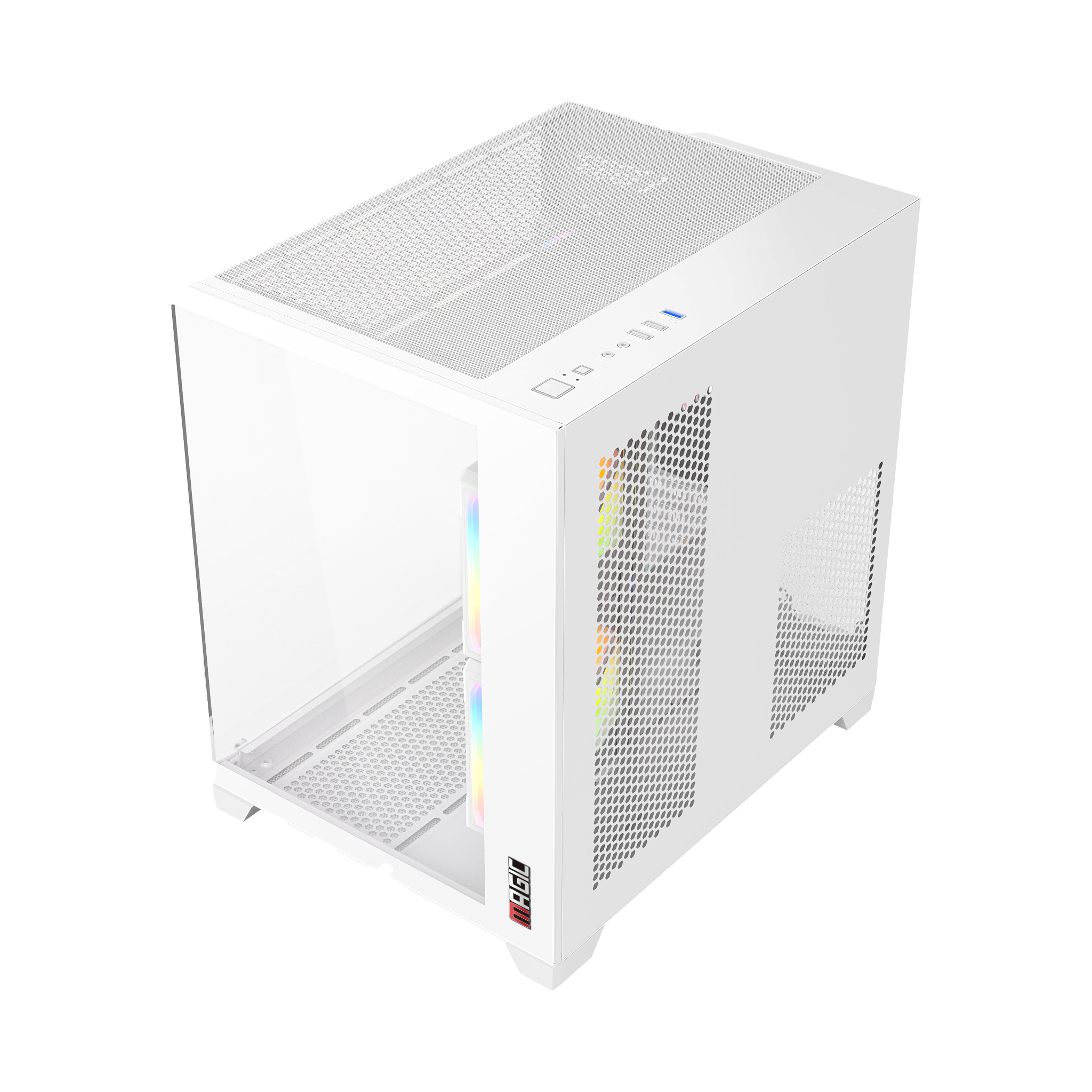 Thùng máy Case Magic Aqua M Ultra - Trắng | Small M-ATX