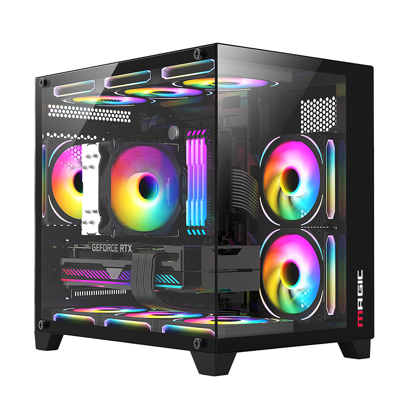 Thùng máy Case MAGIC Aqua-M Ultra Plus Black | Full M-ATX