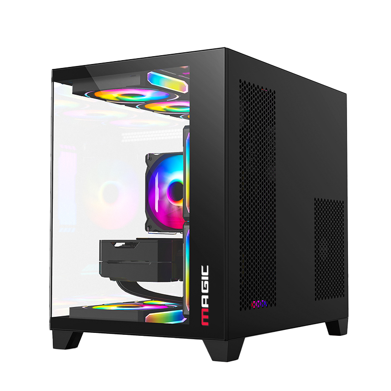 Thùng máy Case MAGIC Aqua-M Ultra Plus Black | Full M-ATX