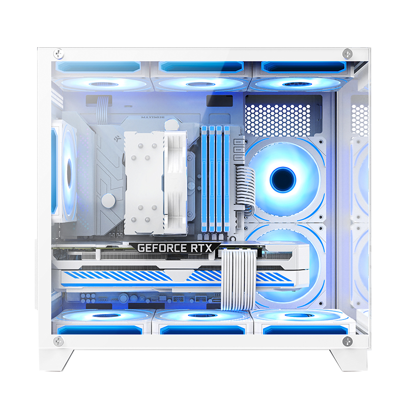 Thùng máy Case MAGIC Aqua-M Ultra Plus White | Full M-ATX