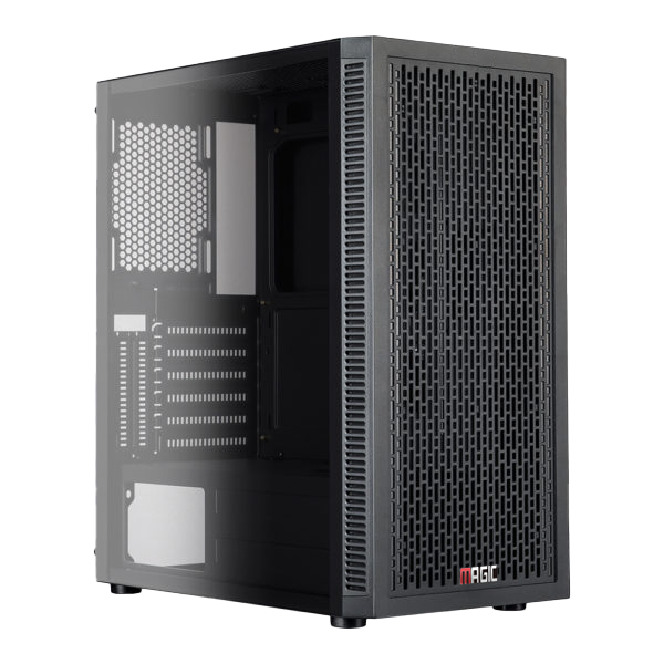  Thùng máy Magic Luxury I - Black | Full tower, E-ATX, kèm sẵn 4 fan 