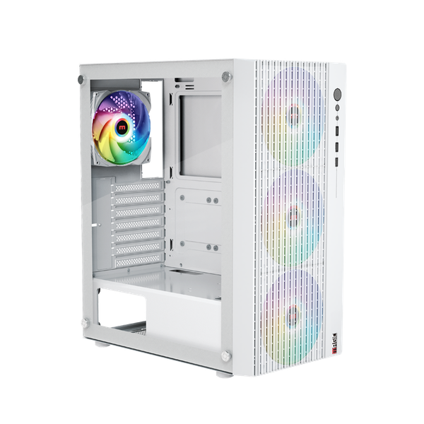  Thùng máy Magic Luxury 4F - Trắng | Kèm sẵn 4 fan 