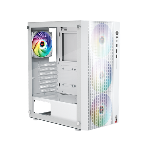 Thùng máy Magic Luxury 4F - Trắng | Kèm sẵn 4 fan