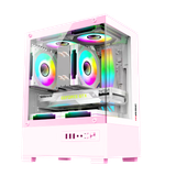  Thùng máy Magic MIX - Hồng | Micro ATX, không kèm fan 