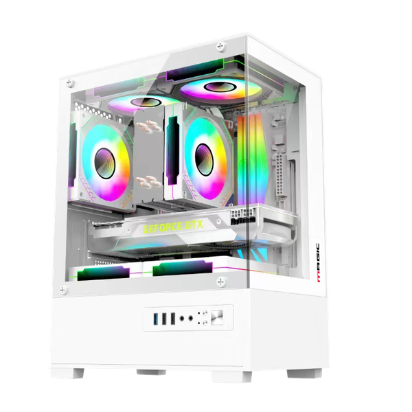 Thùng máy Magic MIX - Trắng | Micro ATX, không kèm fan 
