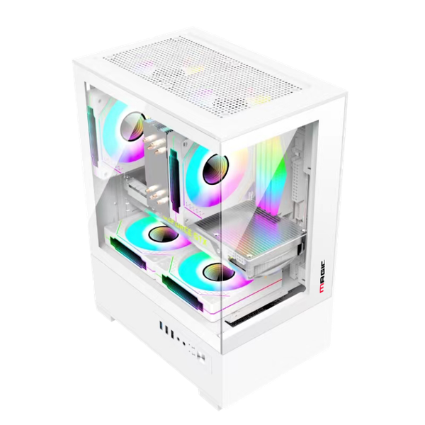  Thùng máy Magic MIX - Trắng | Micro ATX, không kèm fan 