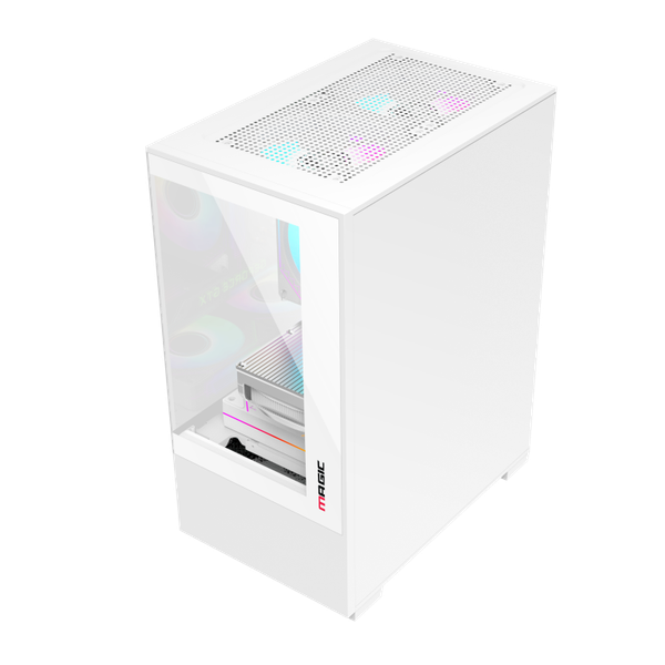  Thùng máy Magic MIX - Trắng | Micro ATX, không kèm fan 