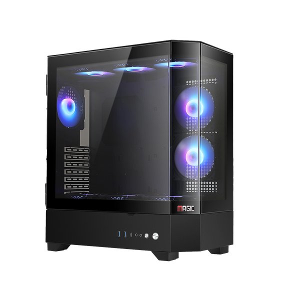  Thùng máy Magic Vila Ultra - Đen | E-ATX, không Fan 