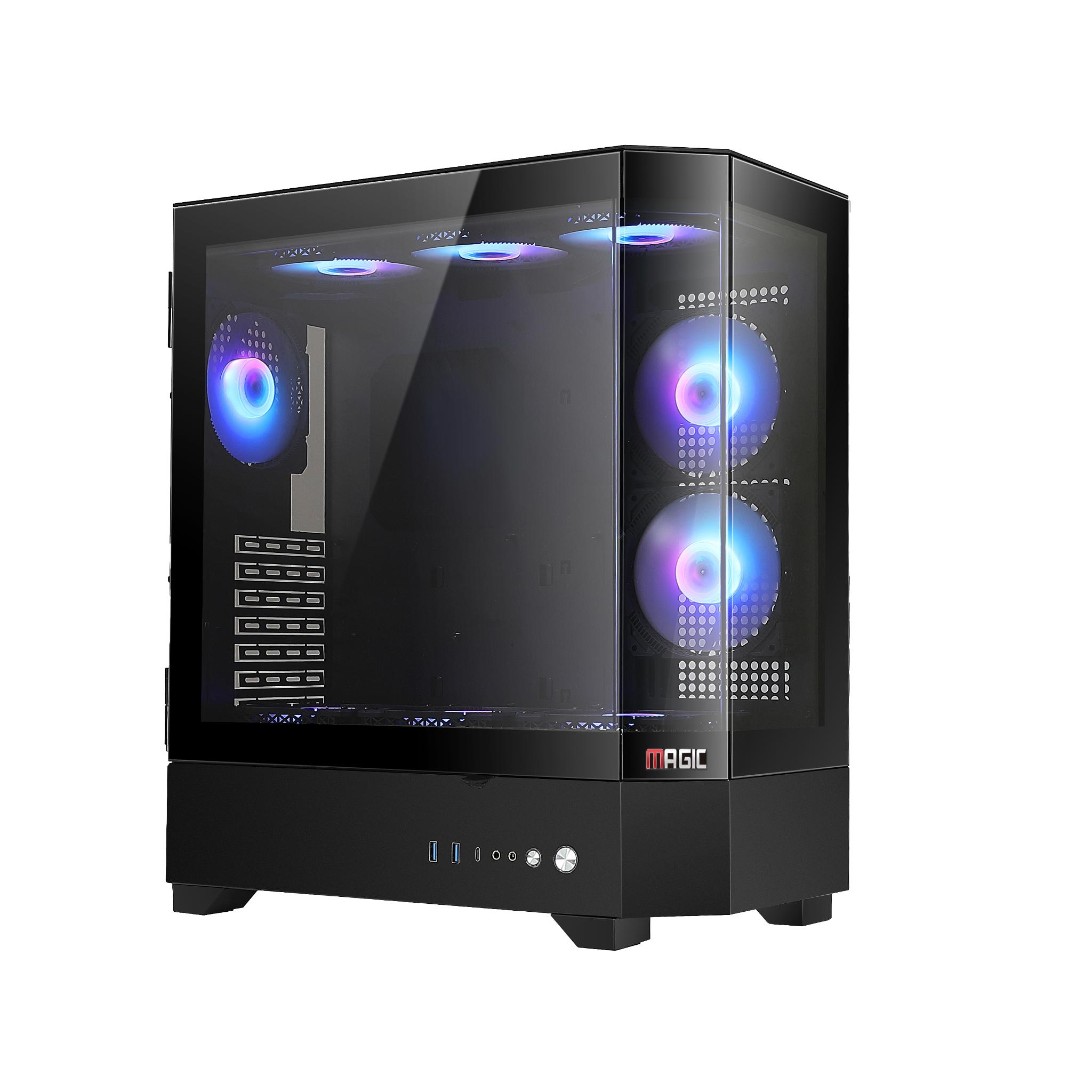 Thùng máy Magic Vila Ultra - Đen | E-ATX, không Fan