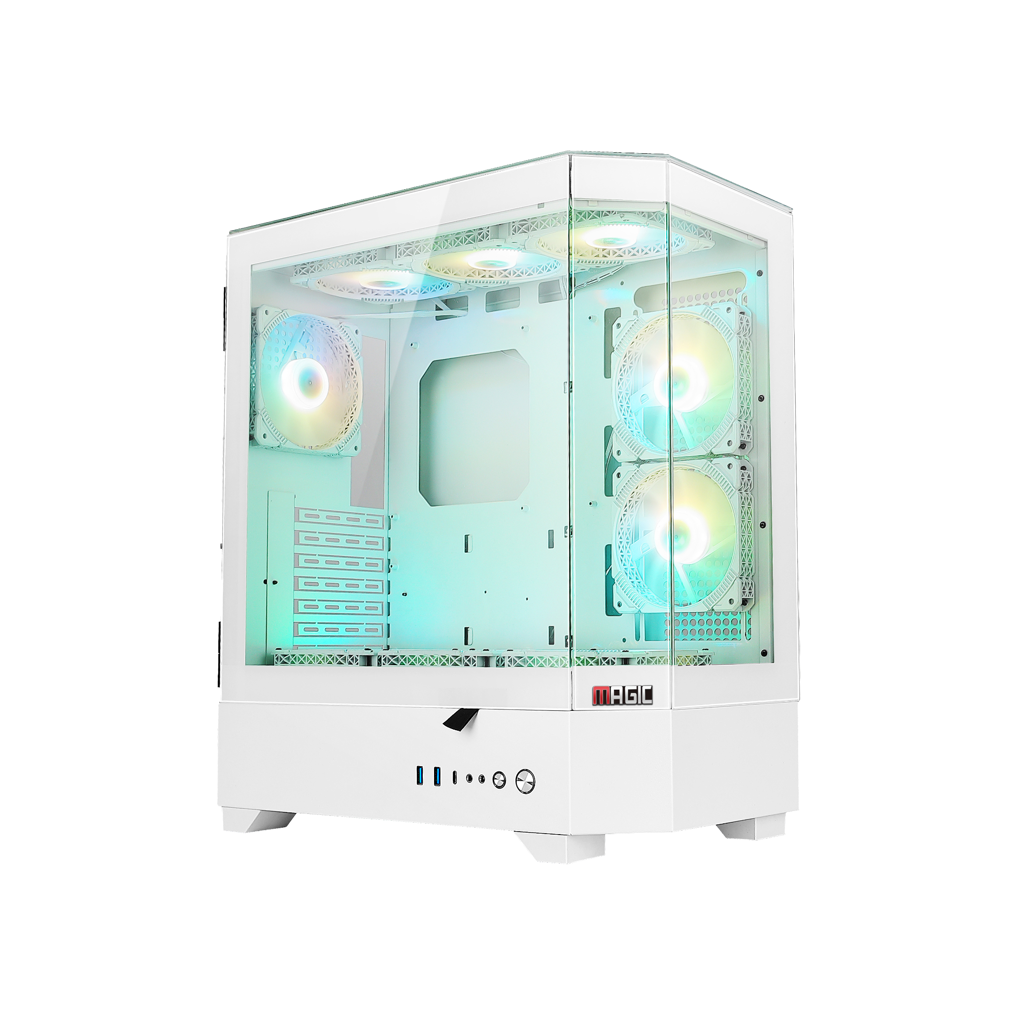 Thùng máy Case Magic Vila Ultra - Trắng | E-ATX, không Fan