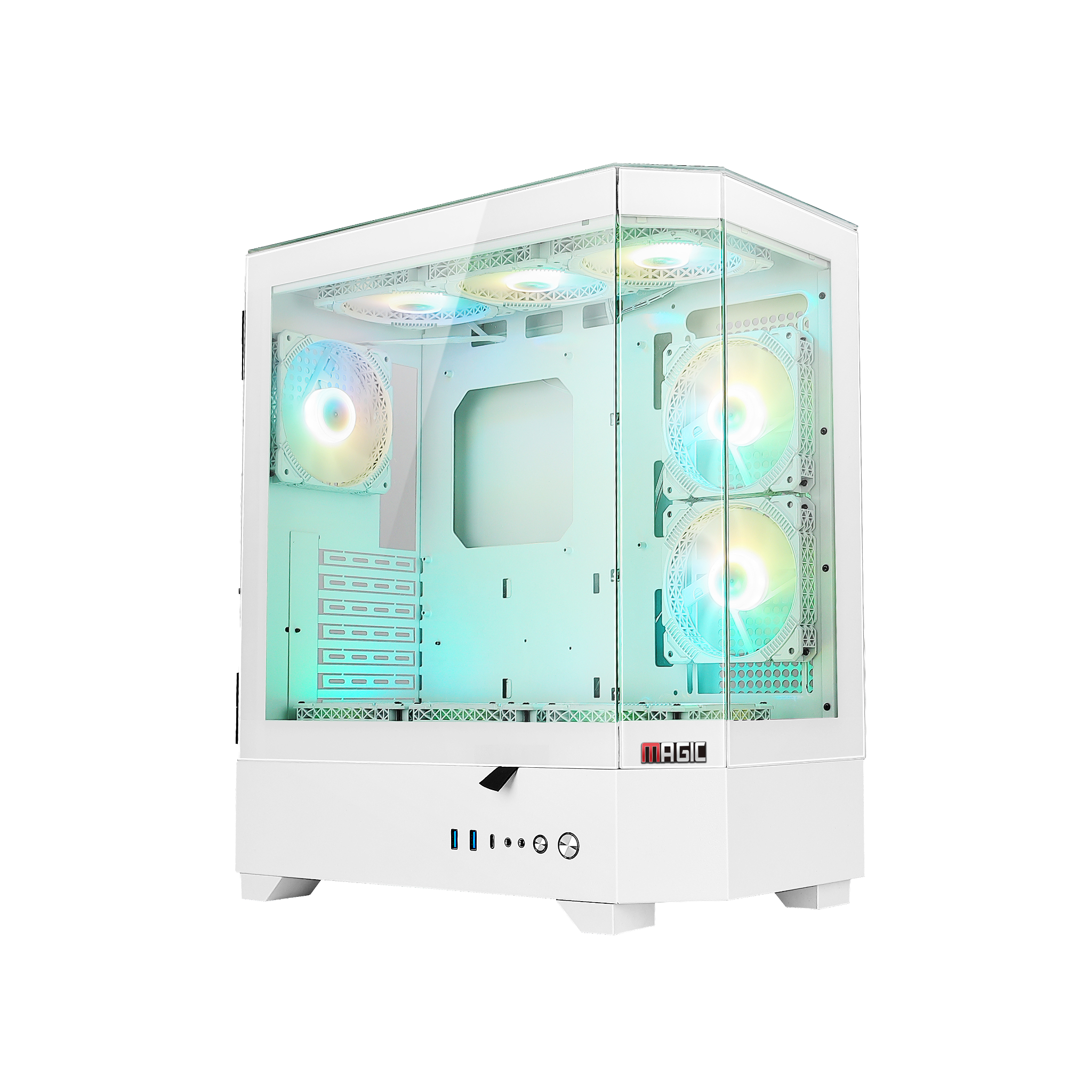 Thùng máy Magic Vila Ultra - Trắng | E-ATX, không Fan