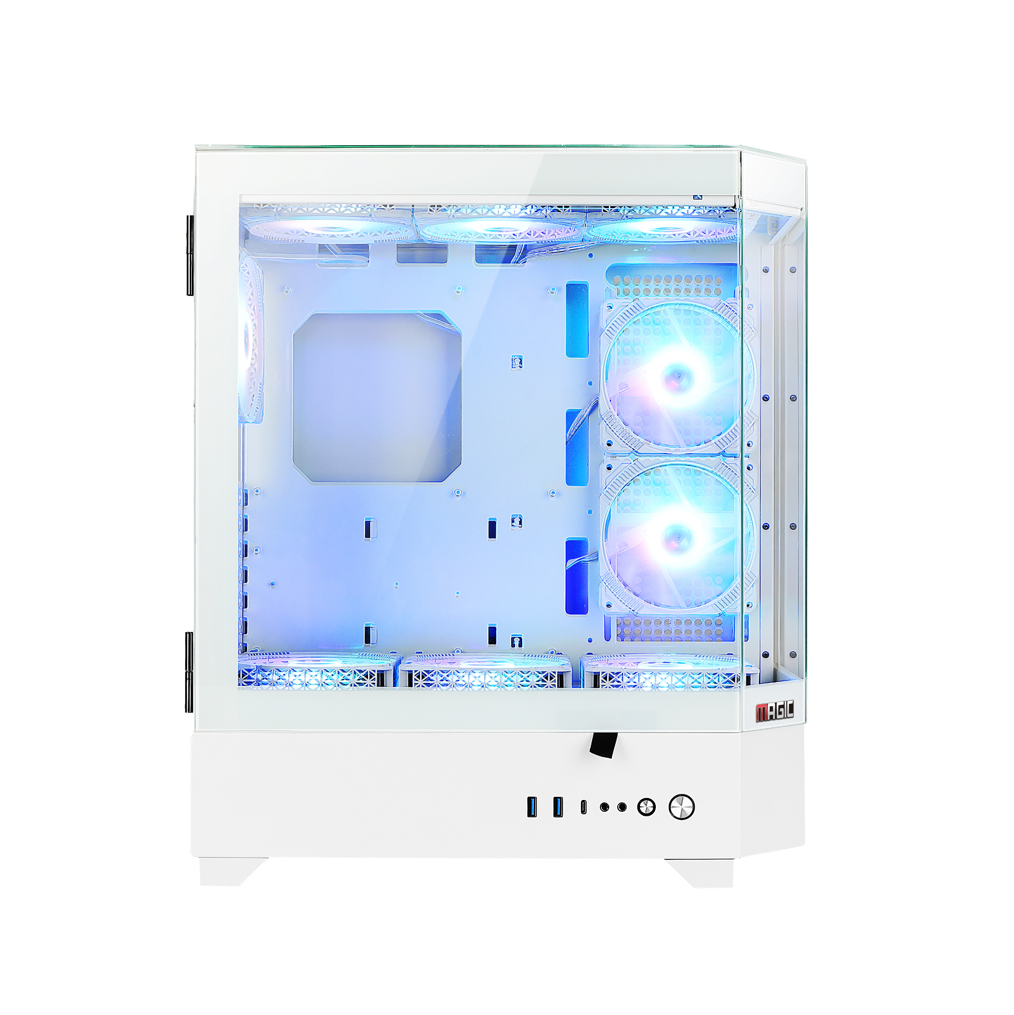 Thùng máy Case Magic Vila Ultra - Trắng | E-ATX, không Fan