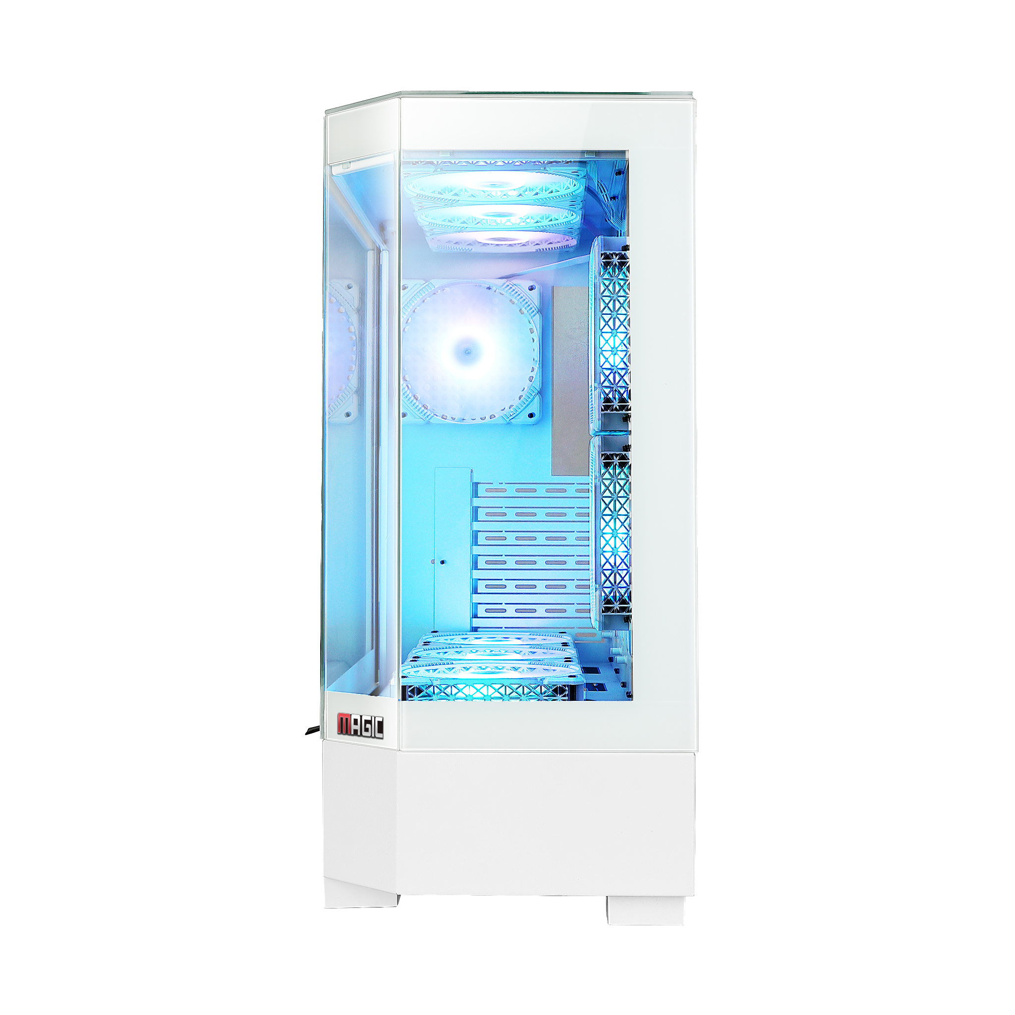 Thùng máy Case Magic Vila Ultra - Trắng | E-ATX, không Fan